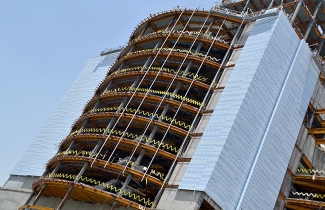 ادامه اجرای نما شرقی