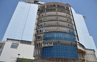 اجرای نصب شيشه هاى نما در وید جنوبی