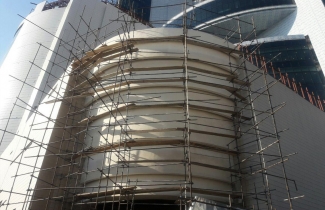 اتمام اجرای ورودی اصلی
